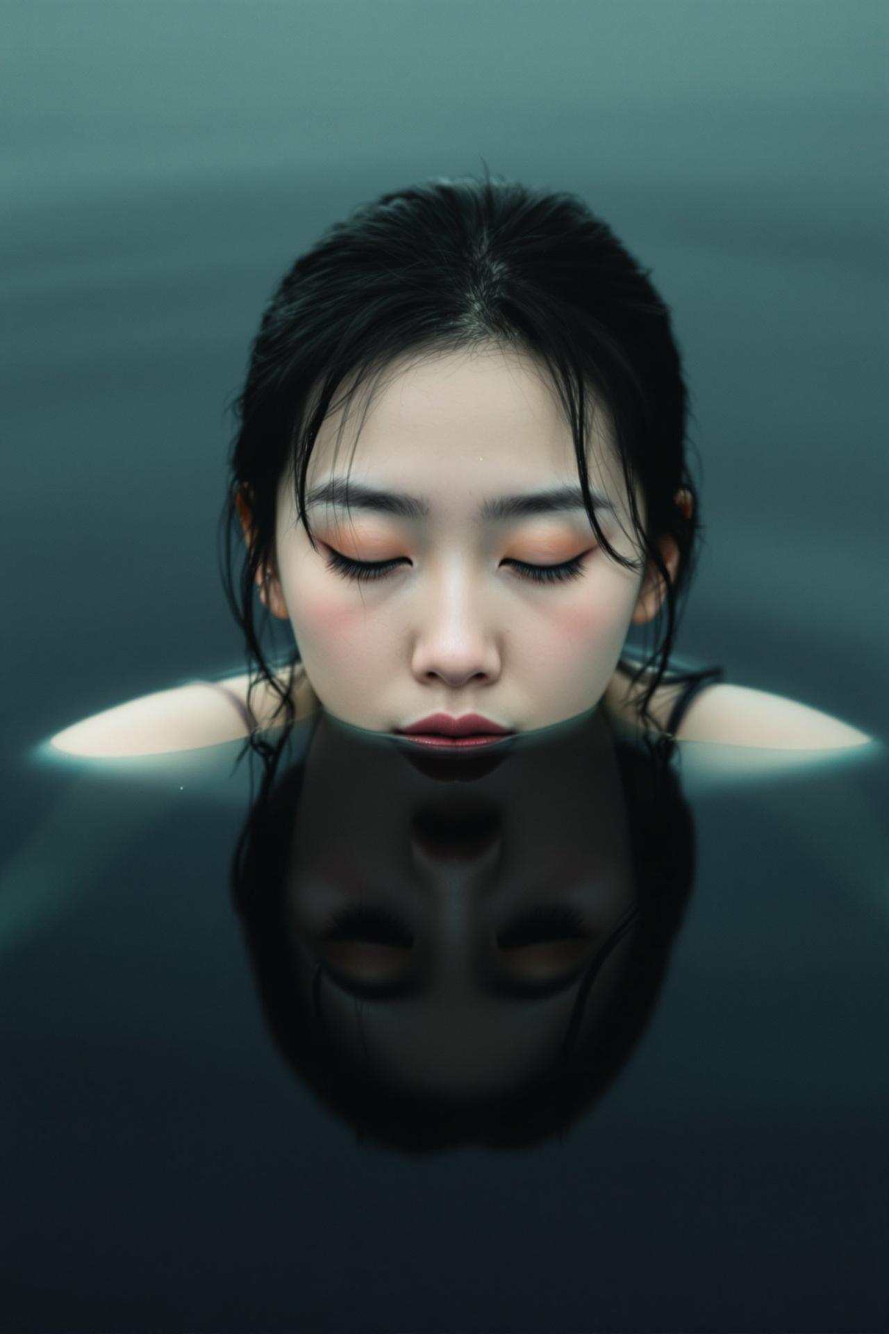 明星生图-水中月-林月白